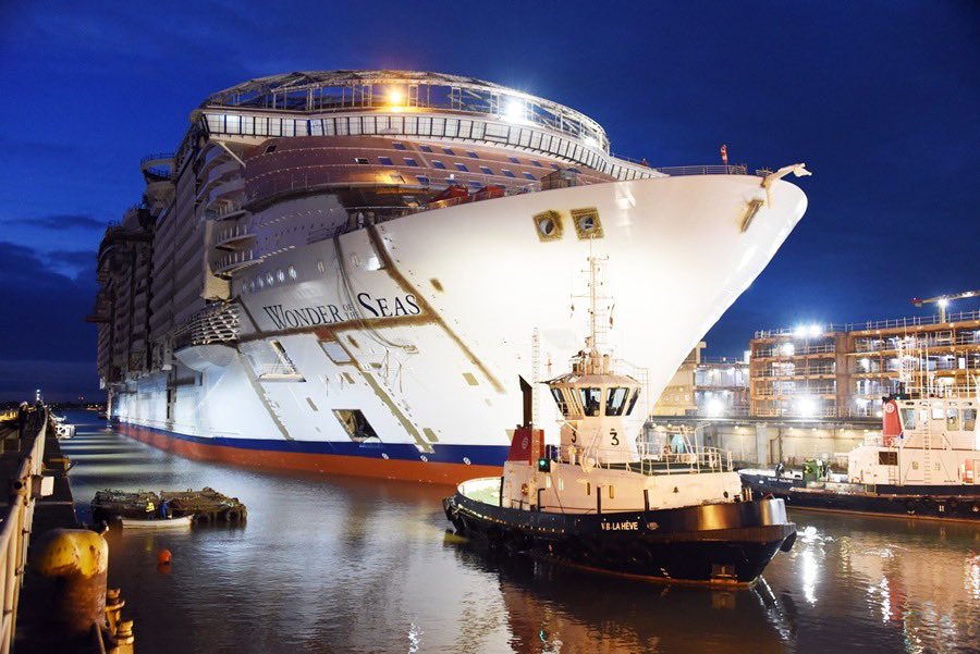 Wonder of the Seas floated