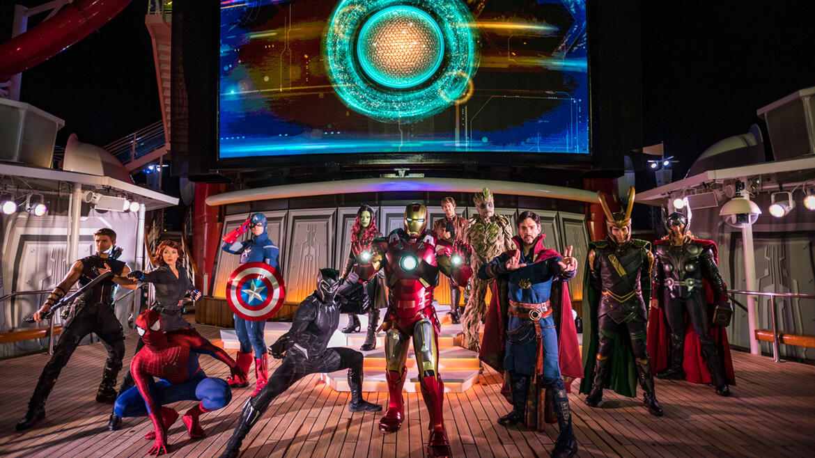 Marvel Day at Sea on the Disney Magic