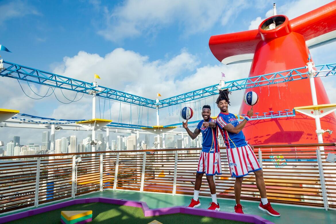 They Dribble; They Dance; They Shoot; They Score! Carnival Cruise Line Teams Up with World-Renowned Harlem Globetrotters