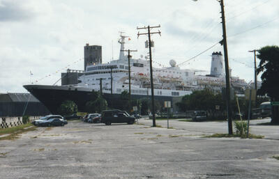Noordam of the Holland-America Line at a port call in Tampa, Florida