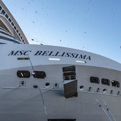 MSC Bellissima has become the fourth ship to join MSC Cruises’ fleet