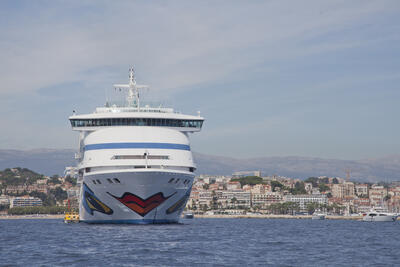 Aida cruise ship front